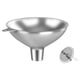 thumbnail image 1 of Embudo de Acero Inoxidable Nomatox Plata con Filtro de Malla para Cocina y Botellas de Boca Ancha, 1 of 5