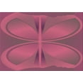 thumbnail image 1 of Ahgly Company Tapis Rectangulaire Lavable en Machine Intérieur Transitionnel Rose Violet Rose, 6 Pieds x 9 Pieds, 1 of 7