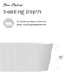 thumbnail image 4 of Lafayette 67" Freestanding Bathtub, 4 of 11