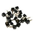 thumbnail image 6 of 10 Pairs of Black Rubber High Tips Replacement, Stiletto s Repair Dowel Lifts, 9mm, 6 of 9