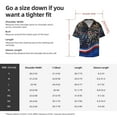 thumbnail image 5 of Pofeuu Fireworks Print Mens Casual Short Sleeve Shirts Beach Summer Spread Collar Pocket Tops Men's Casual Short-sleeved Shirt-XX-Large, 5 of 5