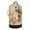 Bluebird and Ancient Flowers, variant on 14.5x29.3in Laundry Backpack Bag with Drawstring & Adjustable Straps Heavy-Duty Wash Bag for Travel Storage Camping Birds on A Wire