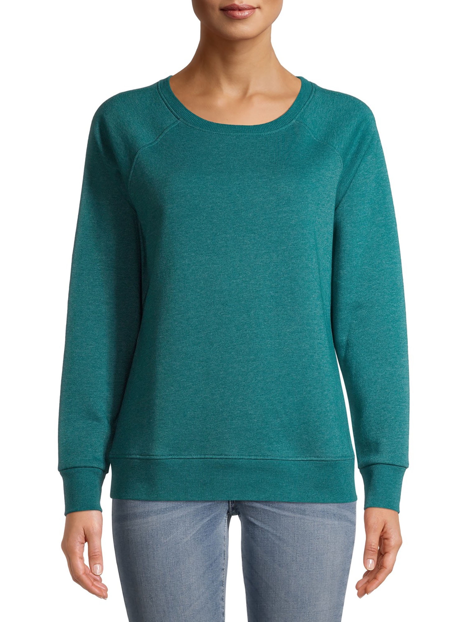 Time and tru fleece crew Clearance