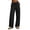Black 2, variant on Wide Leg Pants Women Casual Comfortable Lightweight Breathable Pants with Drawstring and Pockets