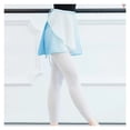 thumbnail image 4 of Women Ballet Dance Chiffon Skirt Lace-up Gradient Wrap Scarf Short Skirts Gymnastics Performance Asymmetric Miniskirt, 4 of 7