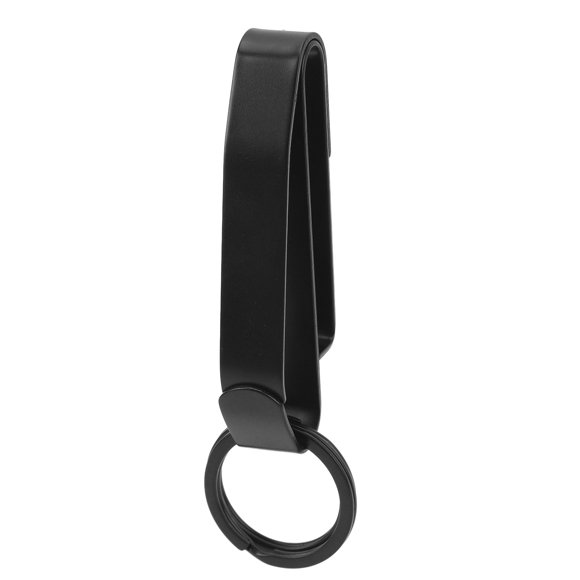 Clip Belt Key Holder Stainless Steel Belt Loop Keychain Hook Clip with 2 Key Rings for Correctional Officers Law Enforcement