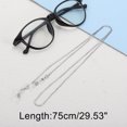 thumbnail image 4 of Unique Bargains Copper Snake Chain Pattern Eyeglass Chain 29.53" 1 Pc Silver Tone, 4 of 5