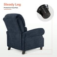 thumbnail image 5 of MCombo Pushback Recliner Chair, Upholstered Fabric Manual Recliner with Footrest 4865 (Blue), 5 of 10