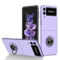 thumbnail image 1 of SaniMore for Samsung Galaxy Z Flip 4 6.7" 2022 Case with Magnetic Car Mount 360°Rotating Kickstand Anti-scratch Anti-shock Drop Resistant Slim Folding Case For Samsung Galaxy Z Flip 4, Purple, 1 of 7