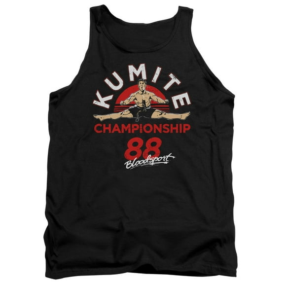 Bloodsport Championship 88 Adult Tank Top Black