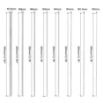thumbnail image 2 of Uxcell 19 Pcs 304 Stainless Steel Round Rods 2/2.5/3/4/5/6/8/10mm Dia 350mm Length Solid Shaft Rods for DIY Model Car, 2 of 5