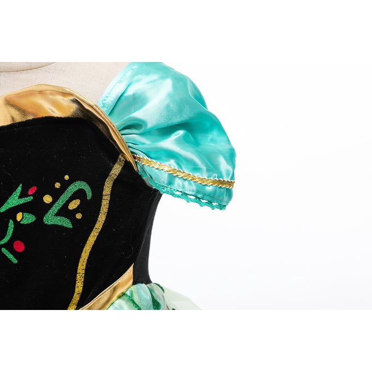 Anna Costume For Girls Anna Dress Princess Costume for Frozen Long Sleeve  with Cape Christmas Birthday Party Cosplay - Walmart.com