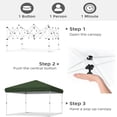 thumbnail image 3 of 10x10 pop-up canopy tent - portable con rolling bag, 4 weight bags & 3 adjustable heights para outdoor quick-abiertos use, 3 of 7