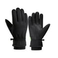 thumbnail image 2 of Guantes de invierno para montar al aire libre | Guantes deportivos cálidos, resistentes al viento y con agarre antideslizante | Forro polar para esquiar, andar en bicicleta, hacer senderismo y correr, 2 of 5