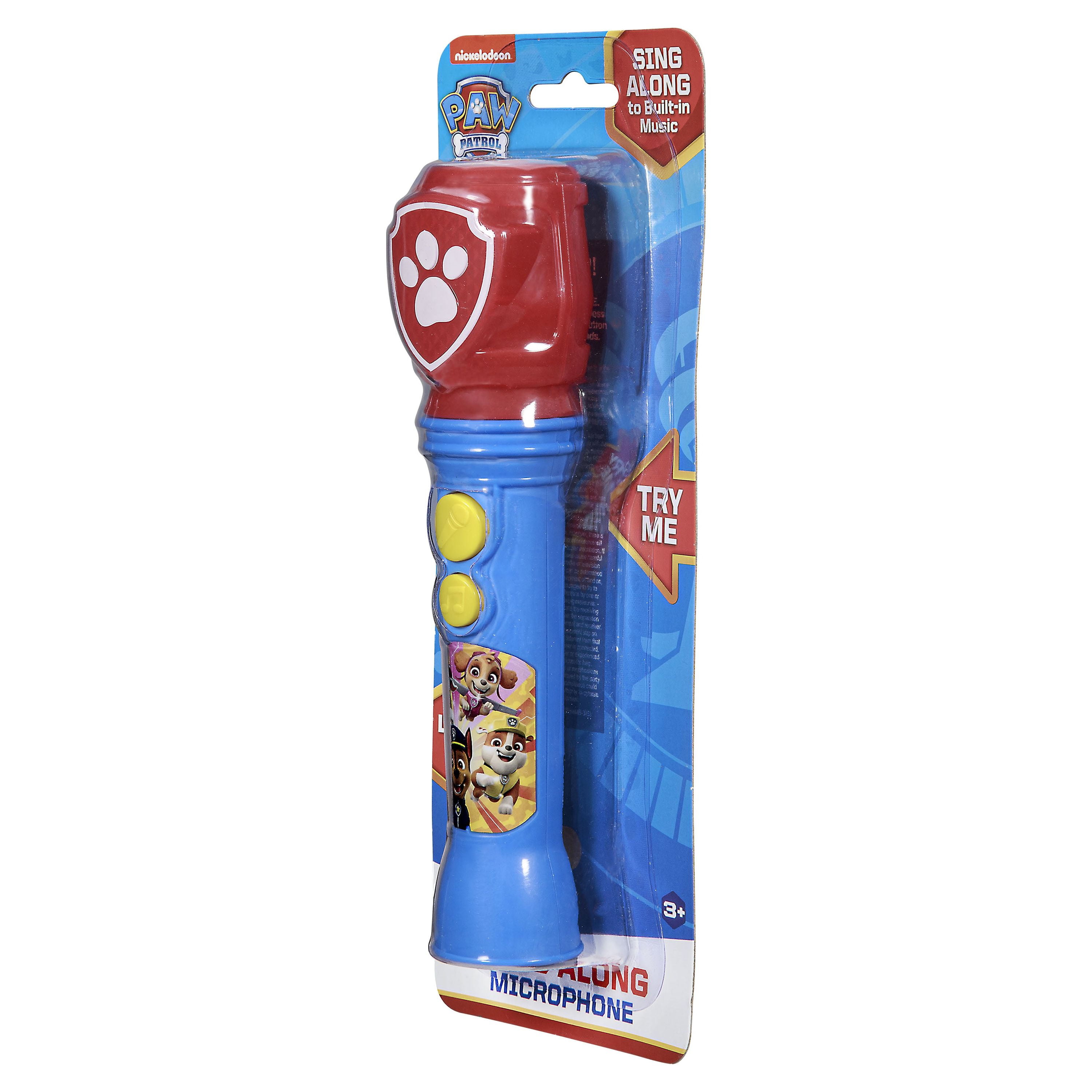 Paw Patrol Sing Along Light Up Microphone for Kids Ages 3 Years and Up. 
