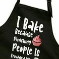 thumbnail image 2 of Baker & Cupcake Gift Lover Punching People Funny Apron Chef Cooking Grilling, 2 of 4