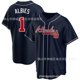thumbnail image 2 of Camiseta de béisbol de los Warriors 1 de color beige para aficionados Camiseta de béisbol de los Braves de la MLB, 2 of 5