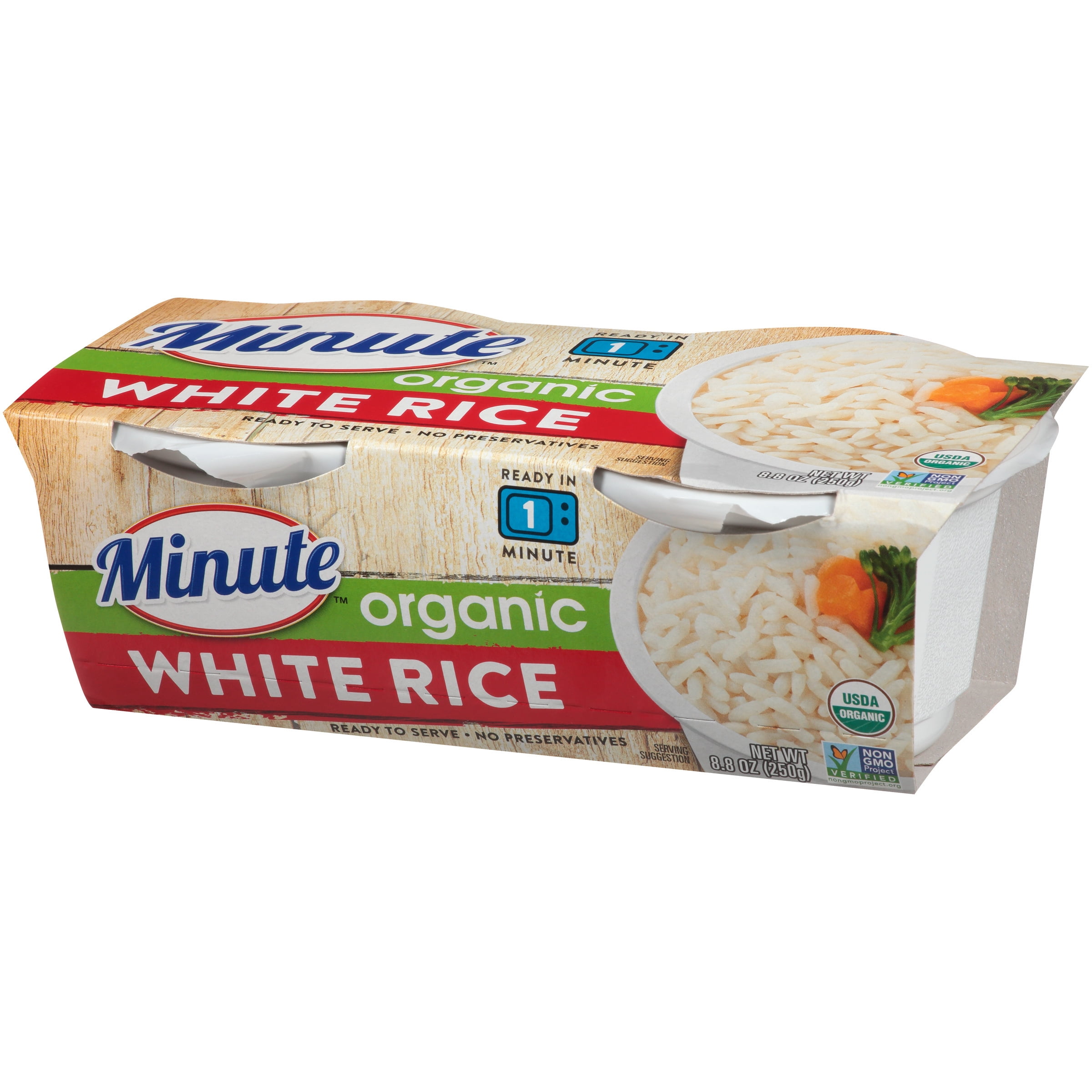 Organic White Rice Cups