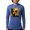 Heather Blue, variant on CafePress - Sunflower Long Sleeve T Shirt - Mens Hooded Shirt