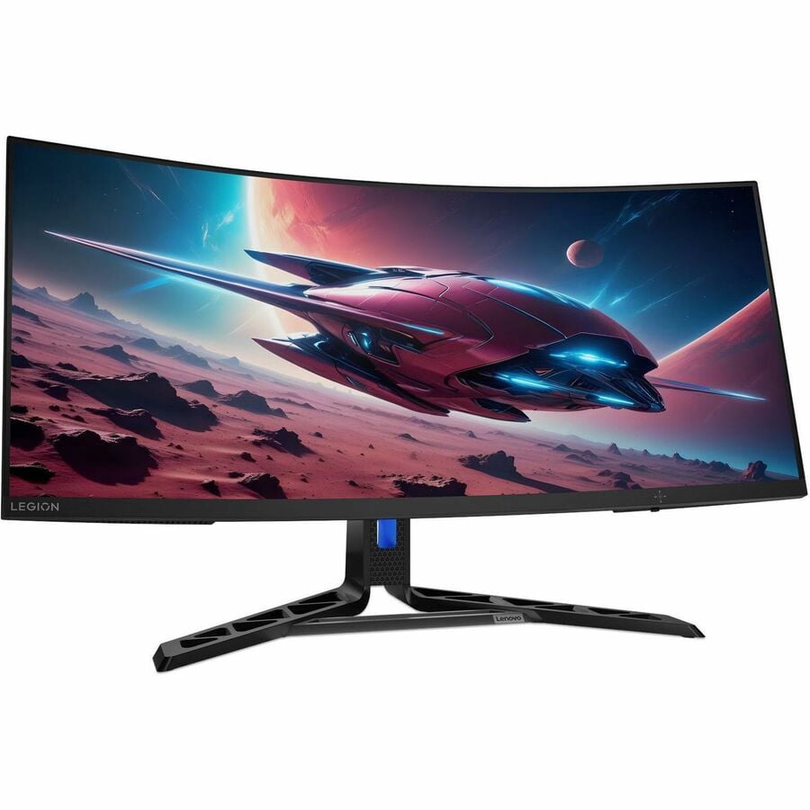 Lenovo Legion R34w-30 34" Class UW-QHD Curved Screen Gaming LED Monitor, 21:9, Raven Black