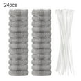 thumbnail image 1 of SPRING Filtre de Laveuse en Acier Inoxydable 304: Récupérateur de Charpie pour Protection de Vidange Facile Ensembles de 24 Pcs, 1 of 9