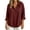 Red(Sweatshirts), variant on GUACER Women's Hooded Button-Down Tops, Casual Lightweight Cotton-Blend Long Sleeve Collared Shirts