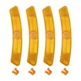 thumbnail image 4 of GLFILL Bike Light Bicycle Reflectors Vintage Wheel Rim Strips Traffic Clip Front Rear Mount Plastic Reflective Safety Yellow, 4 of 9
