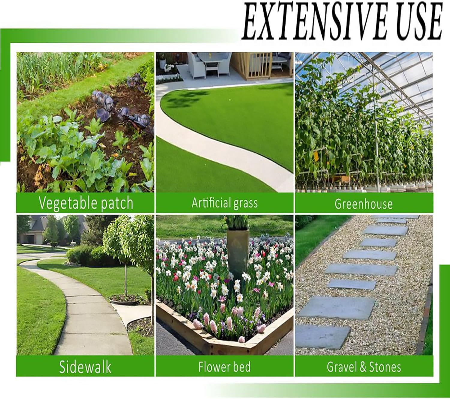 6ft x 300ft Heavy Duty Woven Weed Barrier Landscape Fabric, 3.5oz Ground Cover, 1800 Sq Ft Geotextile Cloth for Gardening, Driveway, French Drain - UV Resistant