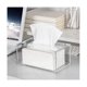 thumbnail image 5 of Caja de pañuelos acrílica, caja de pañuelos transparente Rectangular para oficina, baño en casa, restaurante, lavabo, 5 of 5