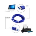thumbnail image 4 of Cable Usb 3.0 Ab De Alta Velocidad 5 Mt Para Impresora O Hdd Elegate Azul, 4 of 4