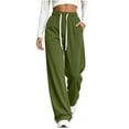 thumbnail image 3 of LIaqionyy Sweatpants for Womens Lounge Baggy Fashion Comfy Joggers Workout Pant Fall Winter Trousers with Pockets, 3 of 8
