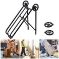 thumbnail image 4 of Portaequipajes trasero para de 1 pieza, plegable con accesorios de rueda , soporte de estante de aleación de aluminio, Negro DYNWAVEMX Parrilla trasera plegable, 4 of 7