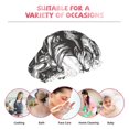 thumbnail image 6 of KLL Skeleton Book Lover Pattern Shower Cap & Bath Cap for Women,Reversible Oversized Waterproof Shower Caps for all Hair Lengths,Elastic Reusable Bathing Hair Cap, 6 of 6