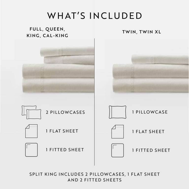 Comfort Canopy Long-Staple Cotton Sateen Queen Sheet Set photo 7