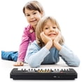 thumbnail image 5 of HAOTUTOYS Kids Keyboard Piano, 37 Keys Multifunction Electric Piano Keyboard Toys with Microphone, Music Keyboard for Toddler Girls and Boys, 5 of 6