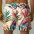 thumbnail image 4 of guisaled Mens Swimsuit Men' Swim Trunks 7 Inch Summer Hawaiian Swim Shorts Bathing Suit Quick Dry Elastic Waist Beach Shorts With Pockets, 4 of 6
