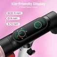thumbnail image 5 of 200W Kid Electric Scooter for Age 6-14 with 3 Speeds(5/8/12 Mph), LED Display, Colorful Lights, Gift for Kid, Pink, 5 of 9