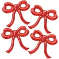 thumbnail image 1 of Yanonmyfd 4 Pcs Pink Bow Balloons Bow Party Decorations for Girl Women Pink Bow Birthday Decorations Giant Foil Balloon for Baby Shower Bridal Engagement Wedding Decor Bachelorette Party Supplies,Red, 1 of 23