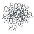 thumbnail image 4 of 100 Uds llavero con anilla dividida llaveros de Metal con conector de cadena de eslabones regalo anillo de salto abierto llaveros en para dijes negro, 4 of 8