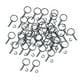 thumbnail image 4 of 100 Uds llavero con anilla dividida llaveros de Metal con conector de cadena de eslabones regalo anillo de salto abierto llaveros en para dijes negro, 4 of 8