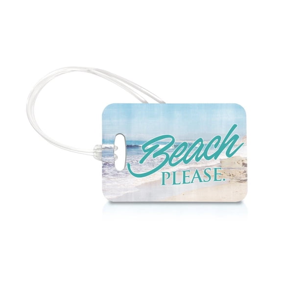 Vacation Collection (Beach Please) Luggage Tag LTREC036