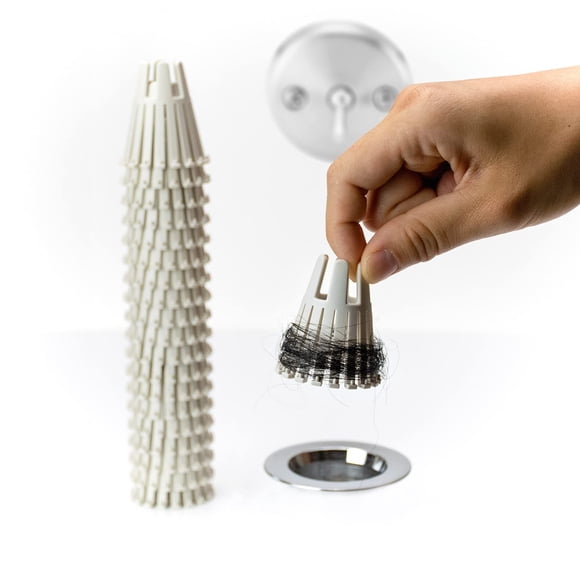 Filtro desechable para desagüe HairClaw, paquete de 20, para desagüe de 4,5 cm