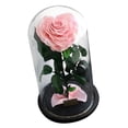 thumbnail image 1 of Tapa de cristal rosa en forma de corazón con caja de regalo rosa Rosado, 1 of 9