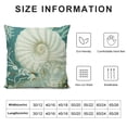 thumbnail image 5 of Coastal Beach Throw Pillow Covers Ocean Blue Decorative Pillows Case Soft Outdoor Cushion Covers for Couch Sofa Bed Home Decor, 5 of 5