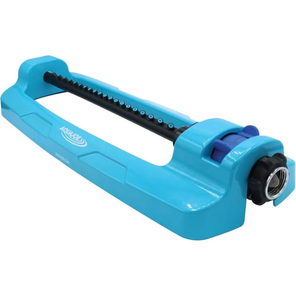 Aqua Joe SJI-OMS20 Indestructible Jumbo Metal Base Oscillating Sprinkler, 4,400 Sq Ft Coverage