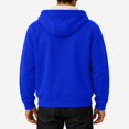 thumbnail image 6 of Winter Coats for Men Zip Up Long Sleeve Thick Lightweight Coats Hooded Sherpa Fleece Lined Fall Casual Soft 2026 Outerwear with Pockets Royal Blue 2XL, 6 of 6