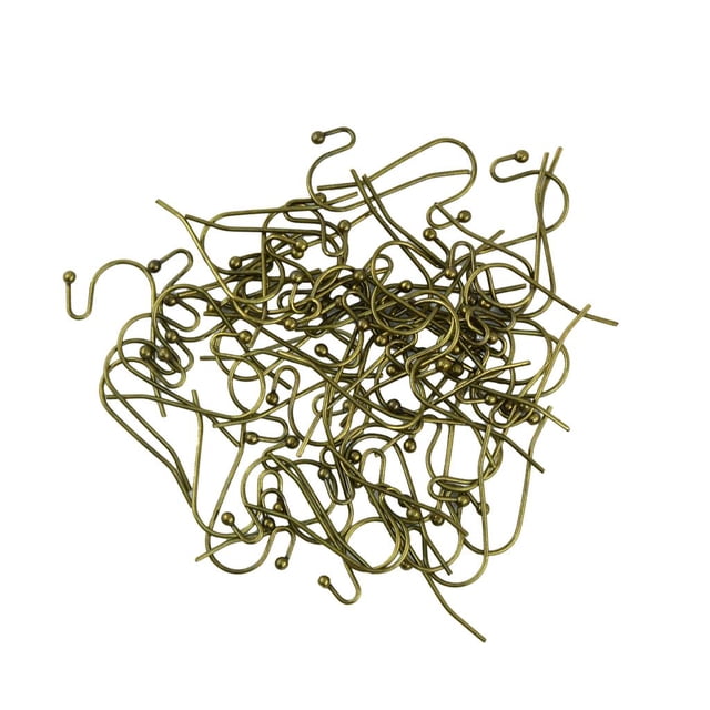 100pcs Pendientes Franceses Pendientes de con Puntos s de Joyería 21 X Bronce BLESIY ganchos pendientes franceses