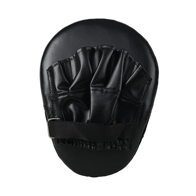 ziyahi Coussin d'Entraînement pour Main Cible de Boxe pour Entraînement Pratique de Frappe Karaté Noir 24.5x18.5x5cm