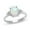 Silver-A, variant on 2025 Opal Ring Round Opal Bulk Rings White Stone Hand Jewelry Trendy Rings Fashion Jewelry Ring Womens Thumb Ring Crystal Rings Fruit Rings