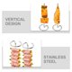 thumbnail image 4 of 6 brochetas verticales de acero inoxidable para barbacoa., 4 of 8